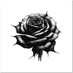 Black Rose Posters and Art